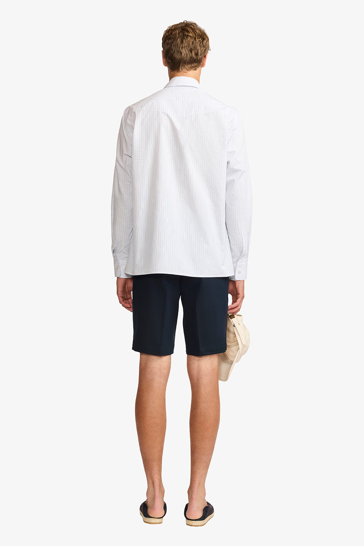 Frederic white stripe poplin shirt