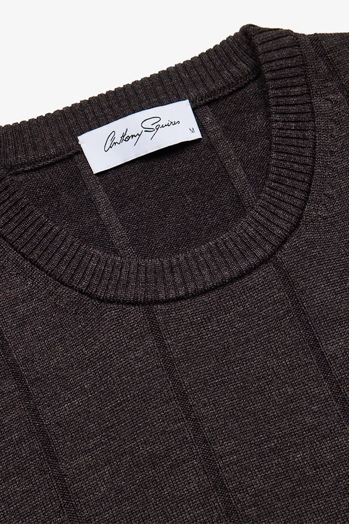 Galway brown crew knit