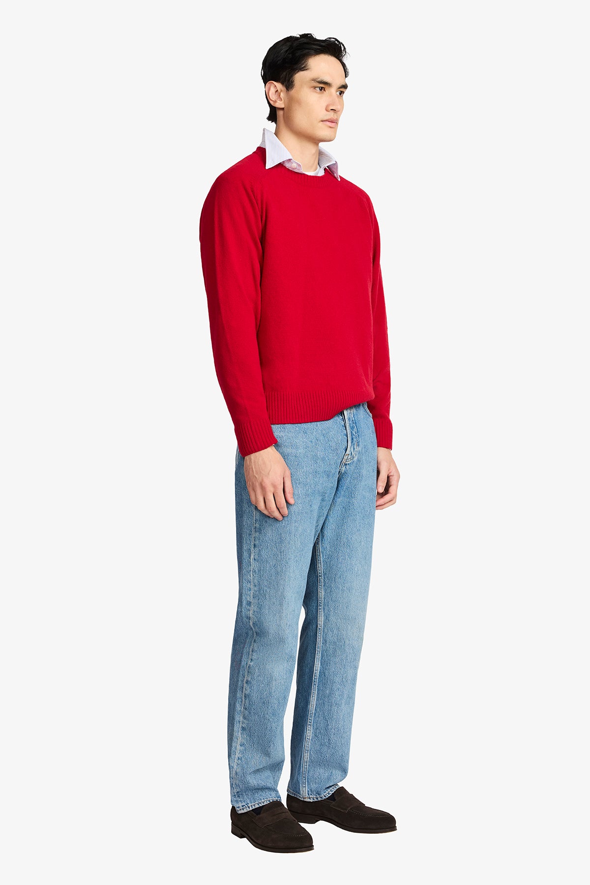 Harlan Red Crew Kneck Knit