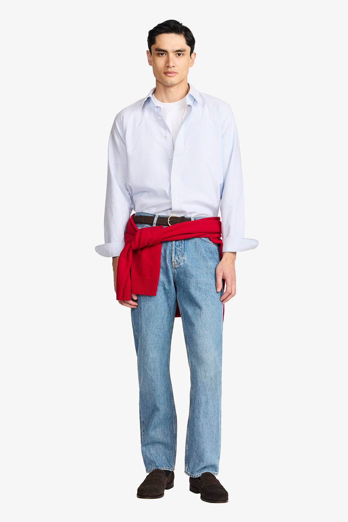 Kane Blue Stripe S/S