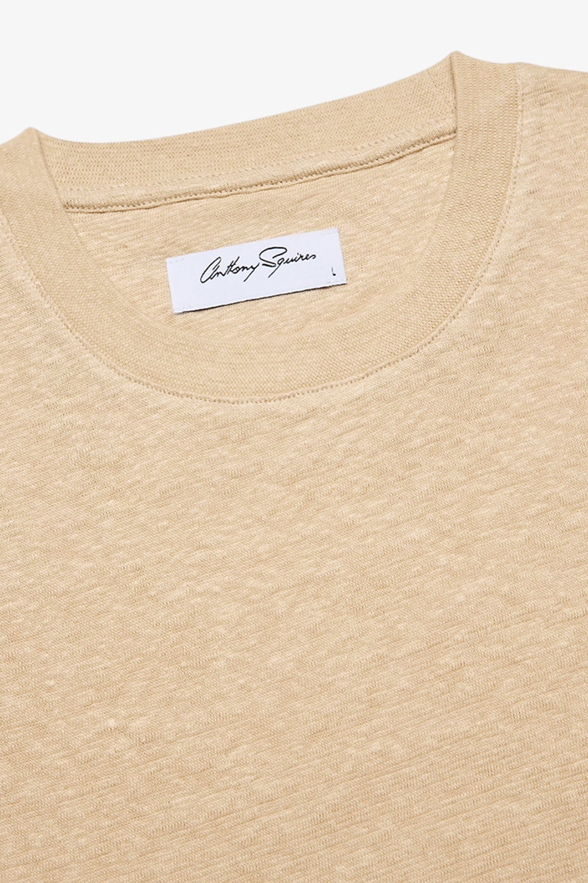 Fawn linen blend tee