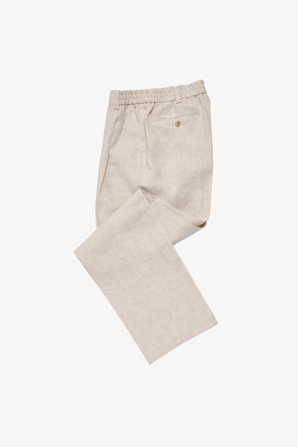 Lounge pant in sand linen