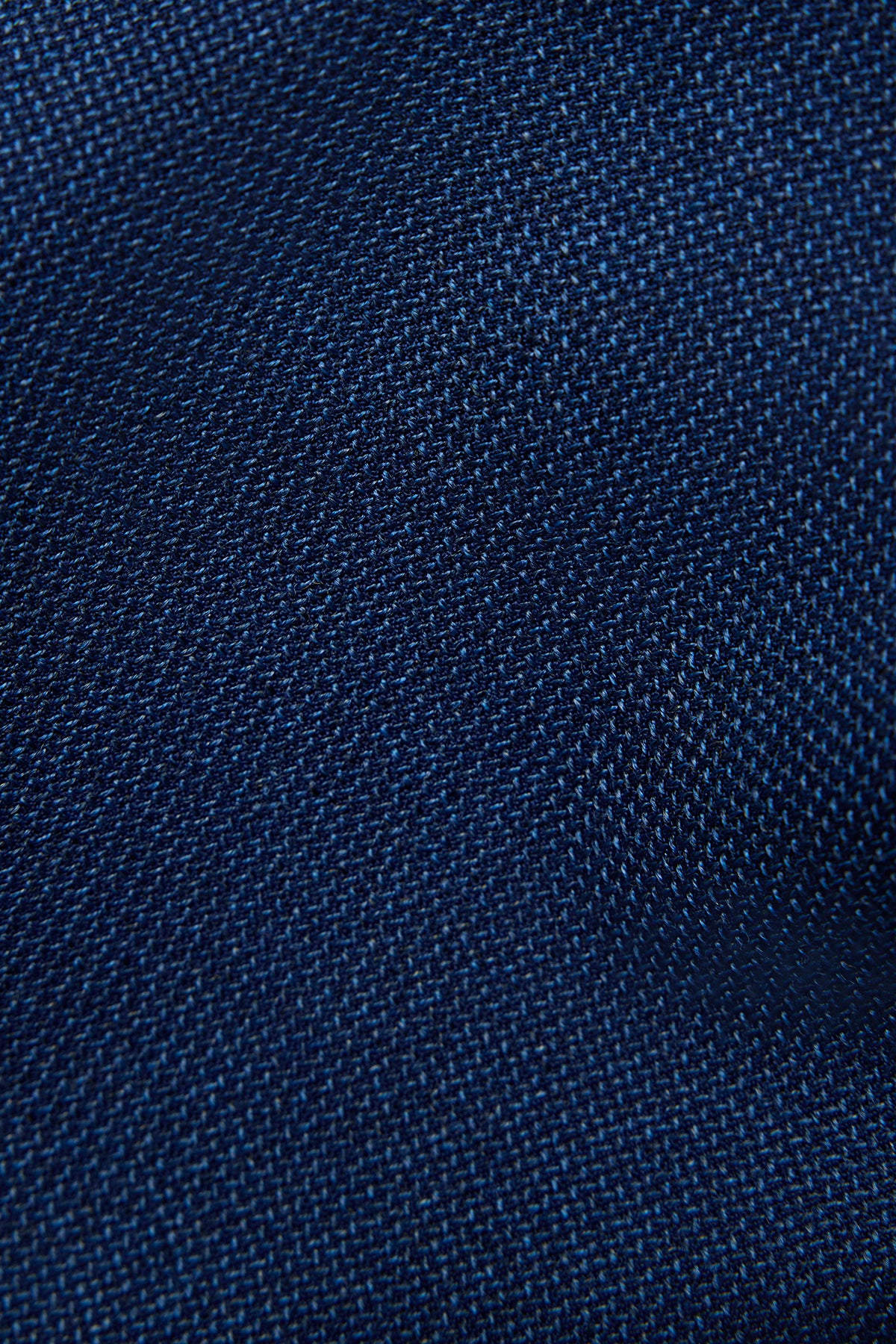 Marcus Blazer - Blue Hopsack In Pure Wool