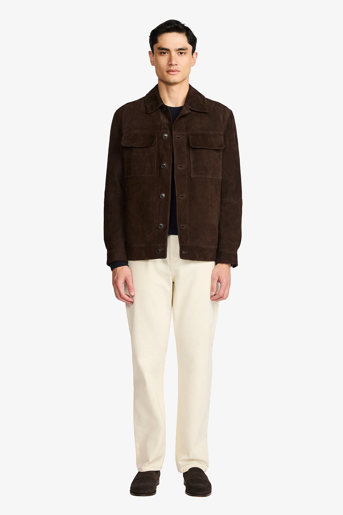 Mercer Brown Suede Jacket