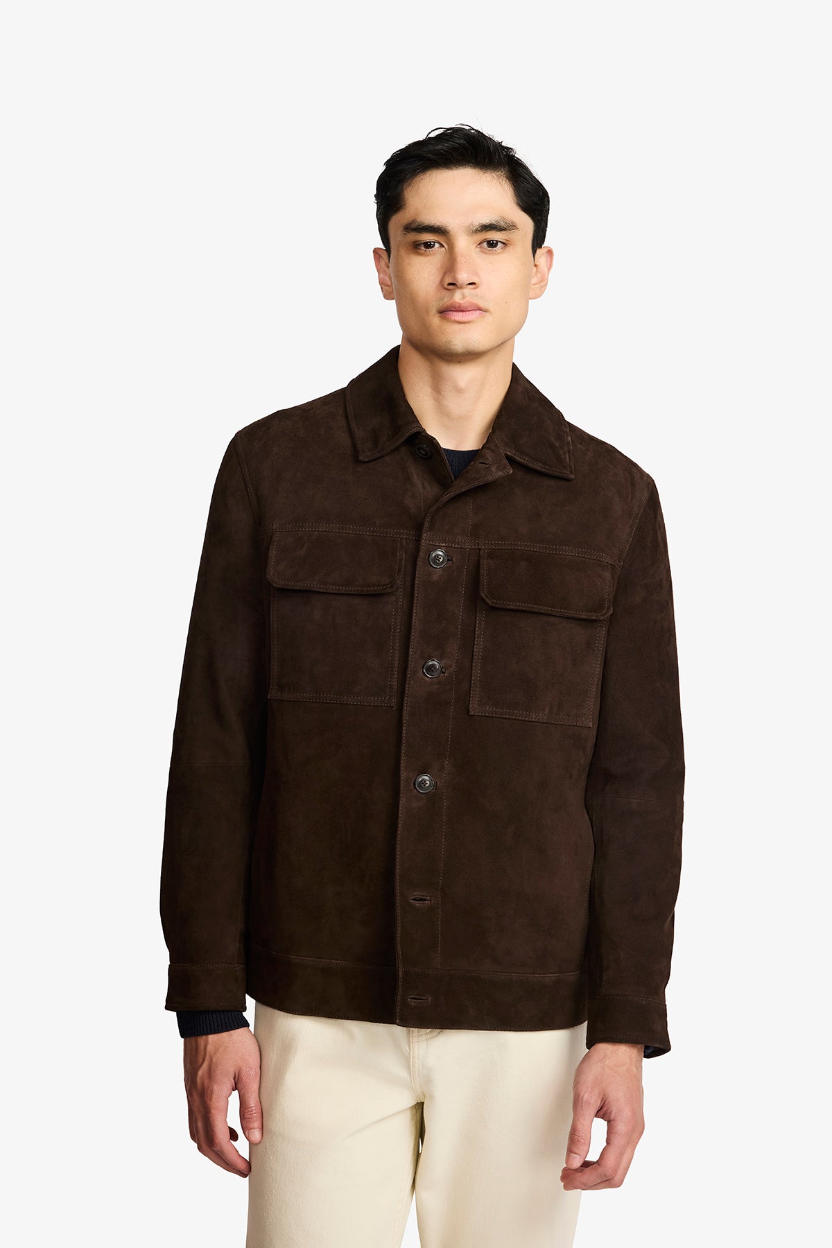 Mercer Brown Suede Jacket
