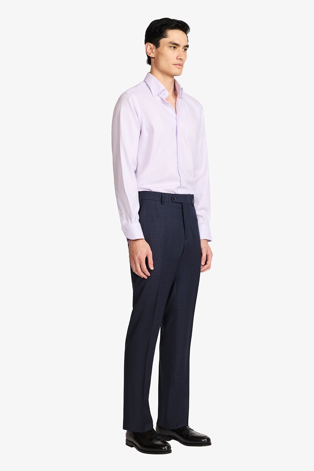 Norris Formal Shirt - Lilac Twill