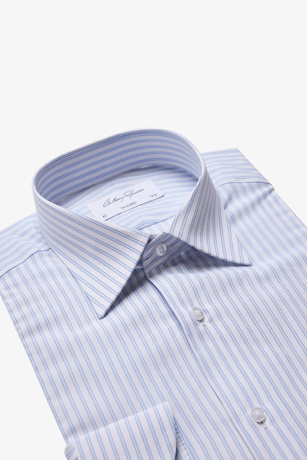 Norris formal shirt - blue stripe