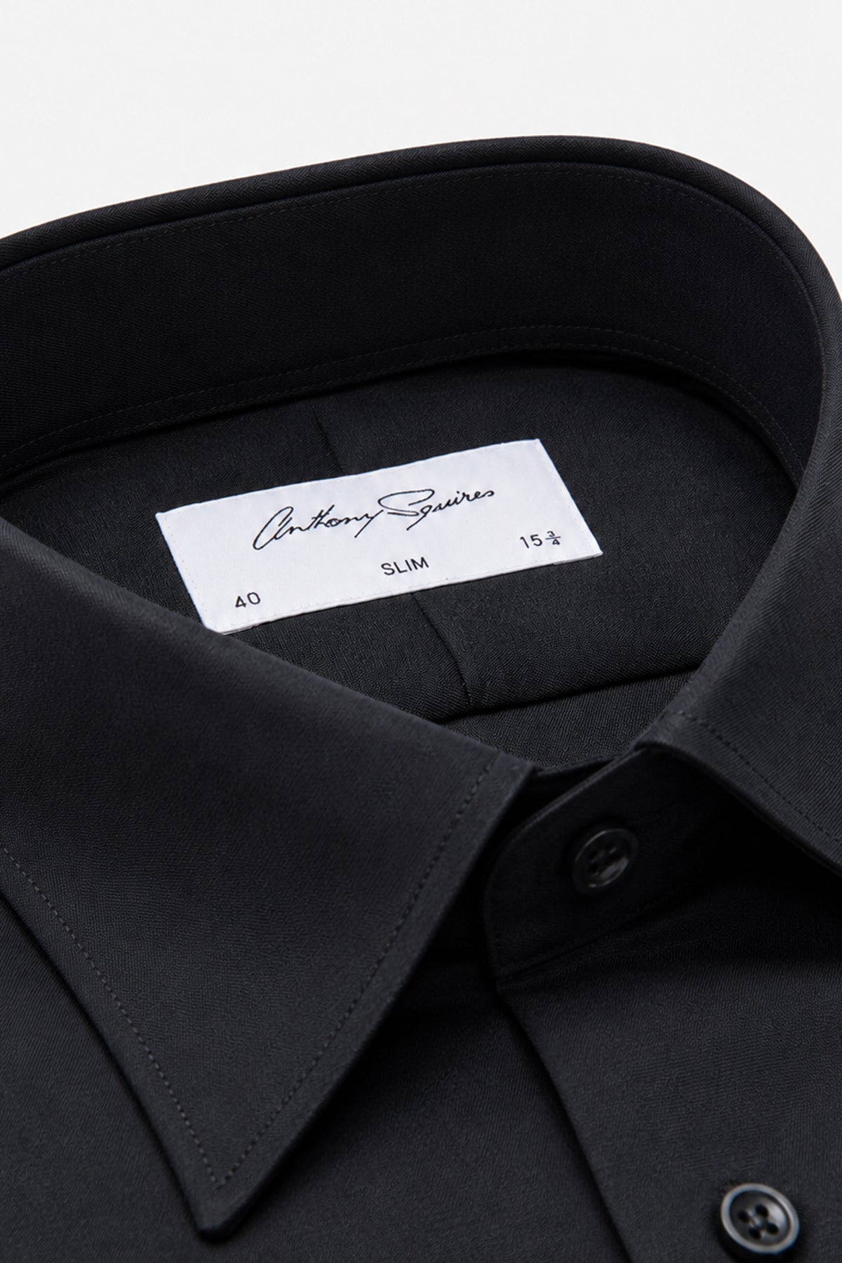 Onder Formal Shirt - Fine Black Twill