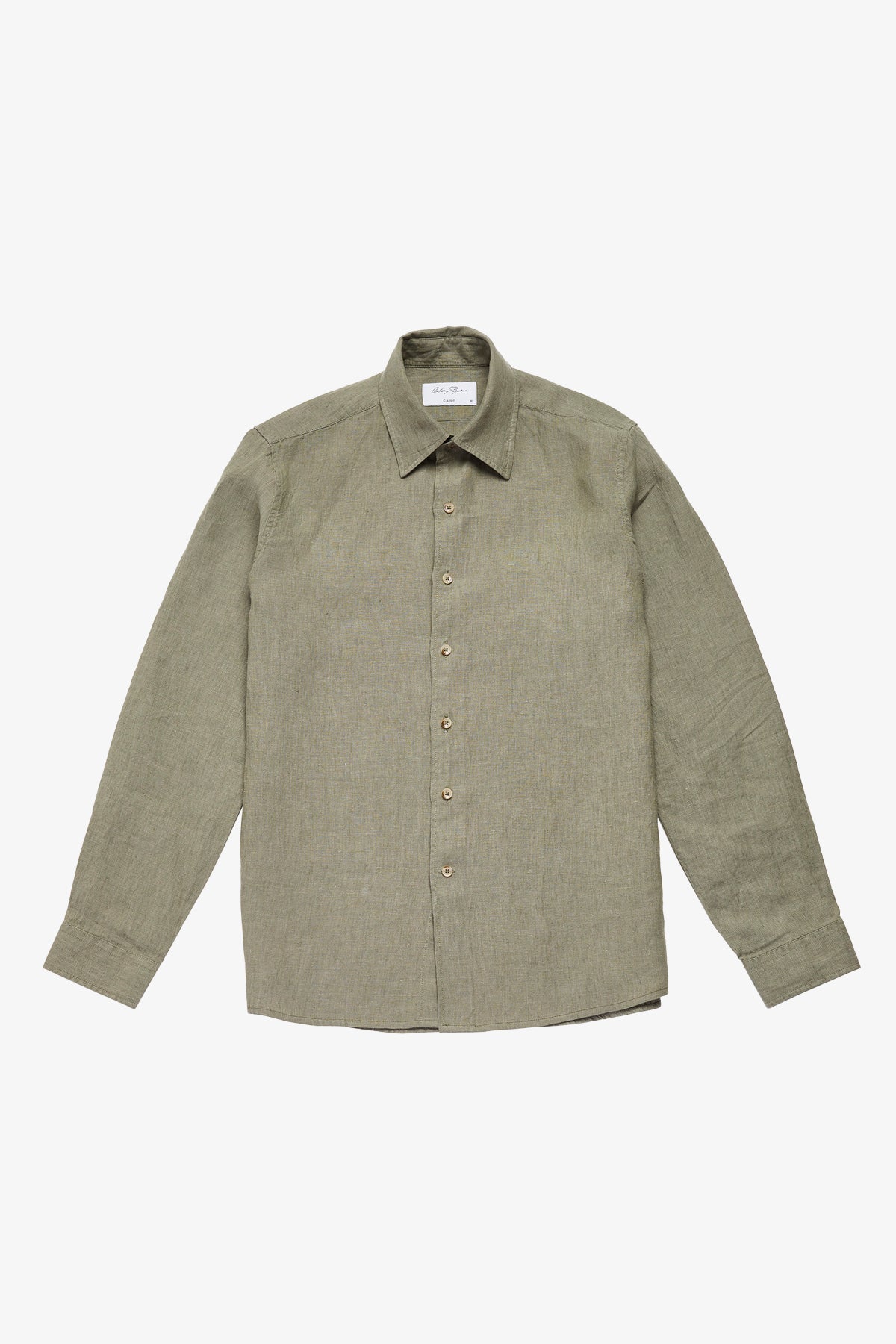 Quy olive linen shirt