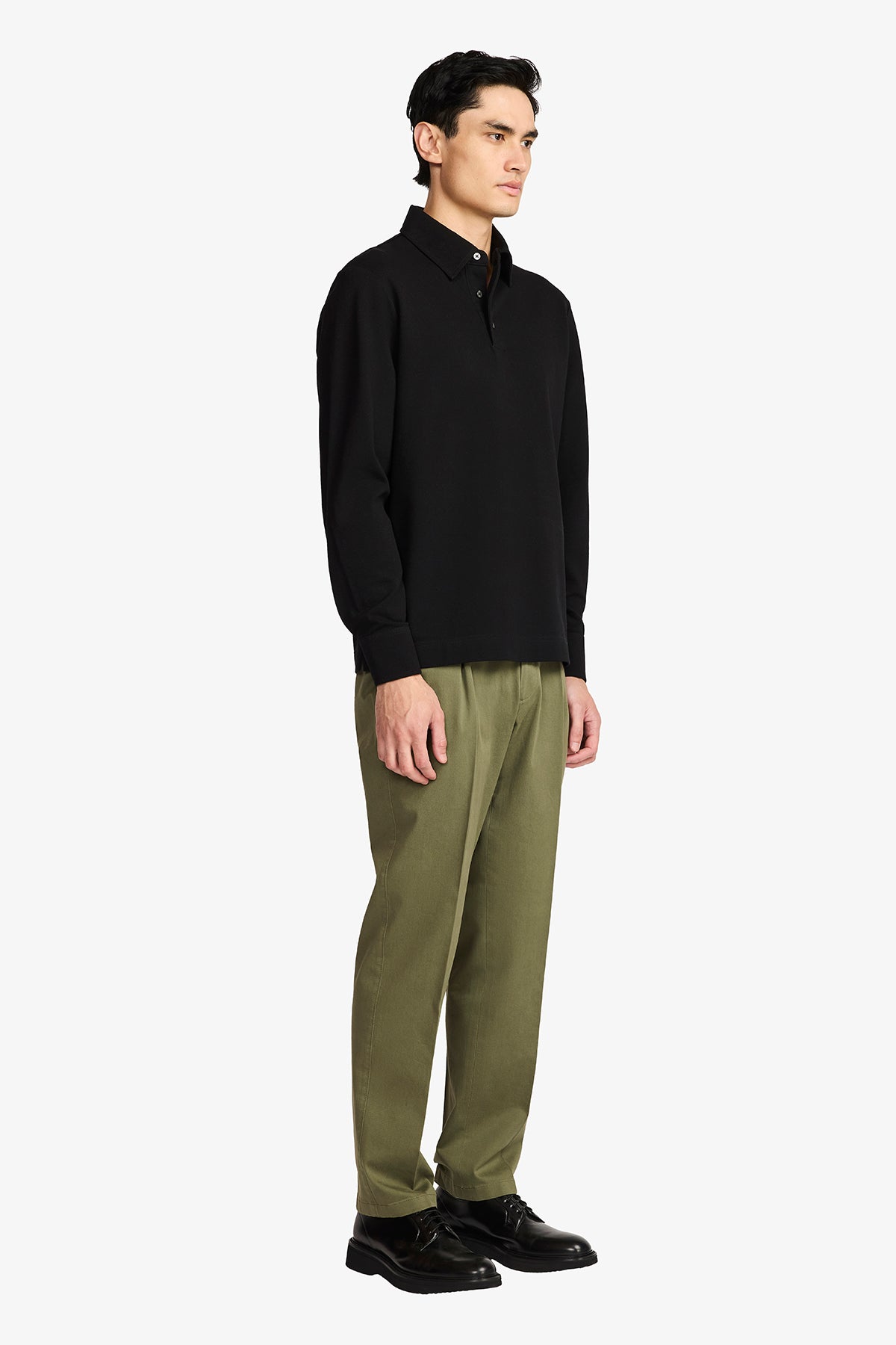 Hudson Pants - Cotton/Elastane In Olive Twill Soft Finish