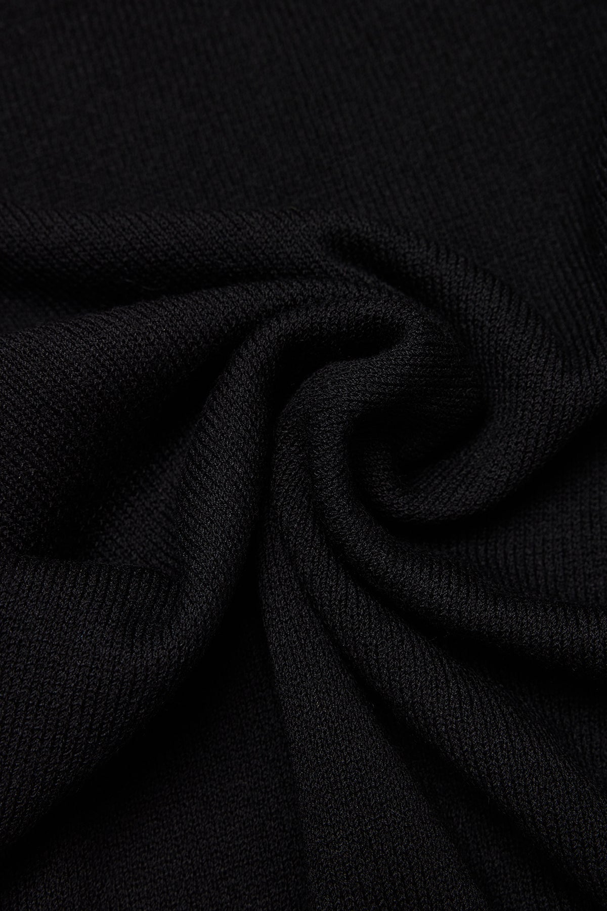 Asher - Black Crewneck Knit