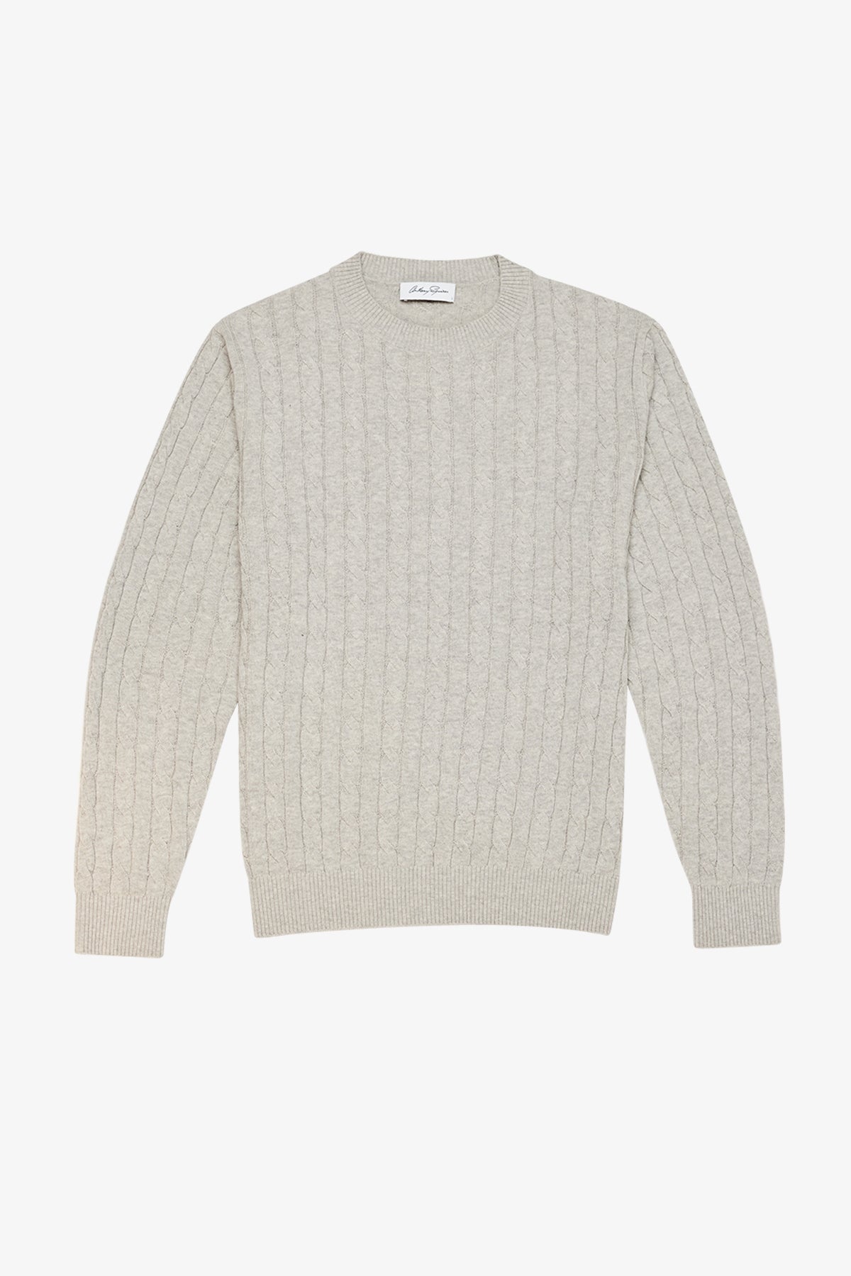 Cable - Light Grey Cable Knit