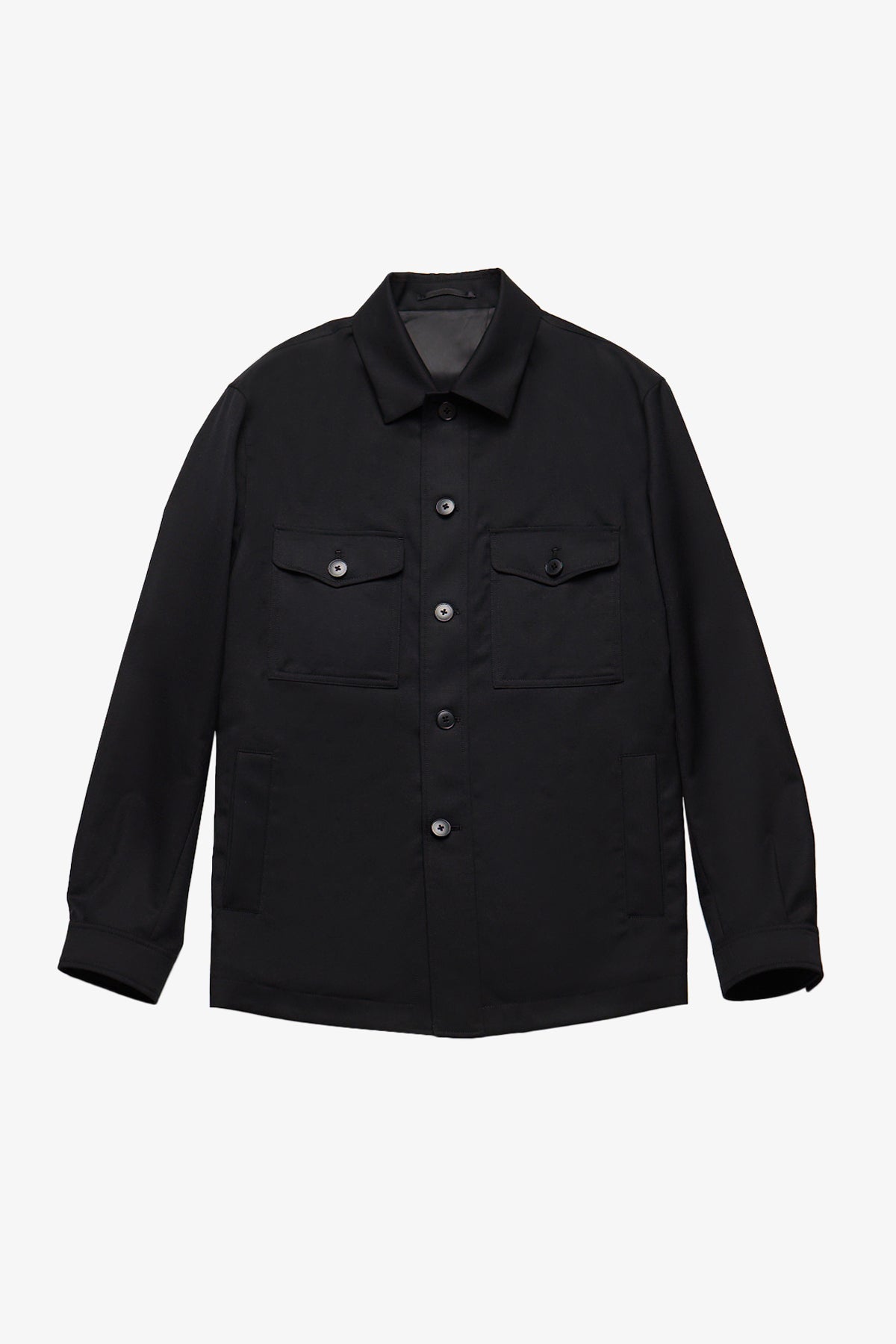 Saunder black twill jacket