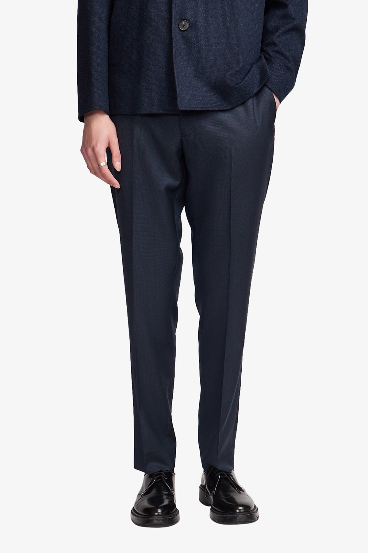 Slack navy trouser