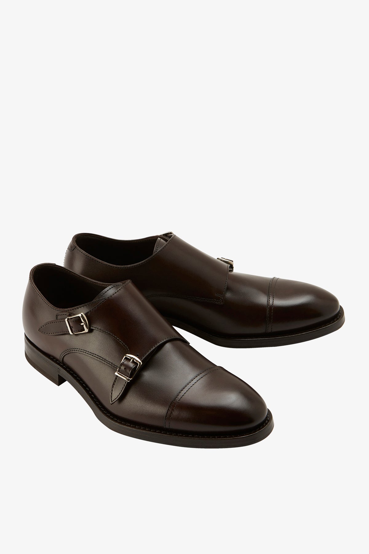 Double Monk - Dark Brown Shoe