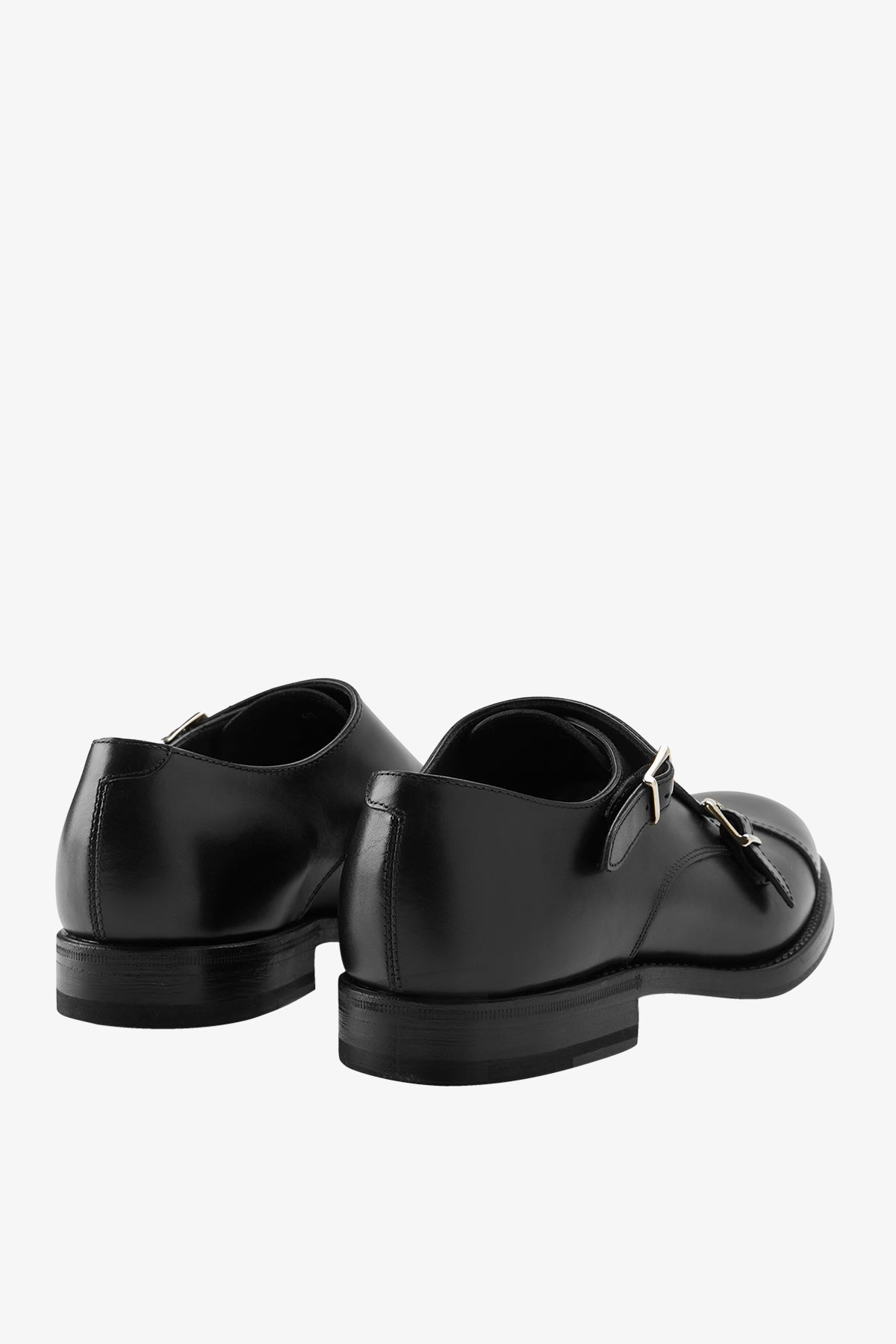 Double Monk - Black Shoe