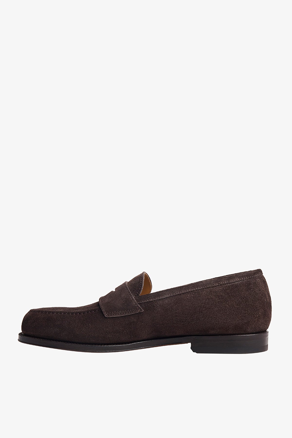 Loafer shoe - brown suede