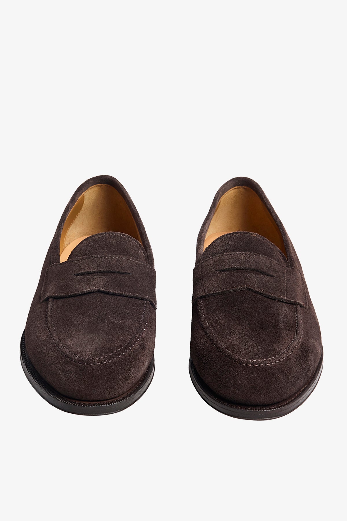 Loafer shoe - brown suede
