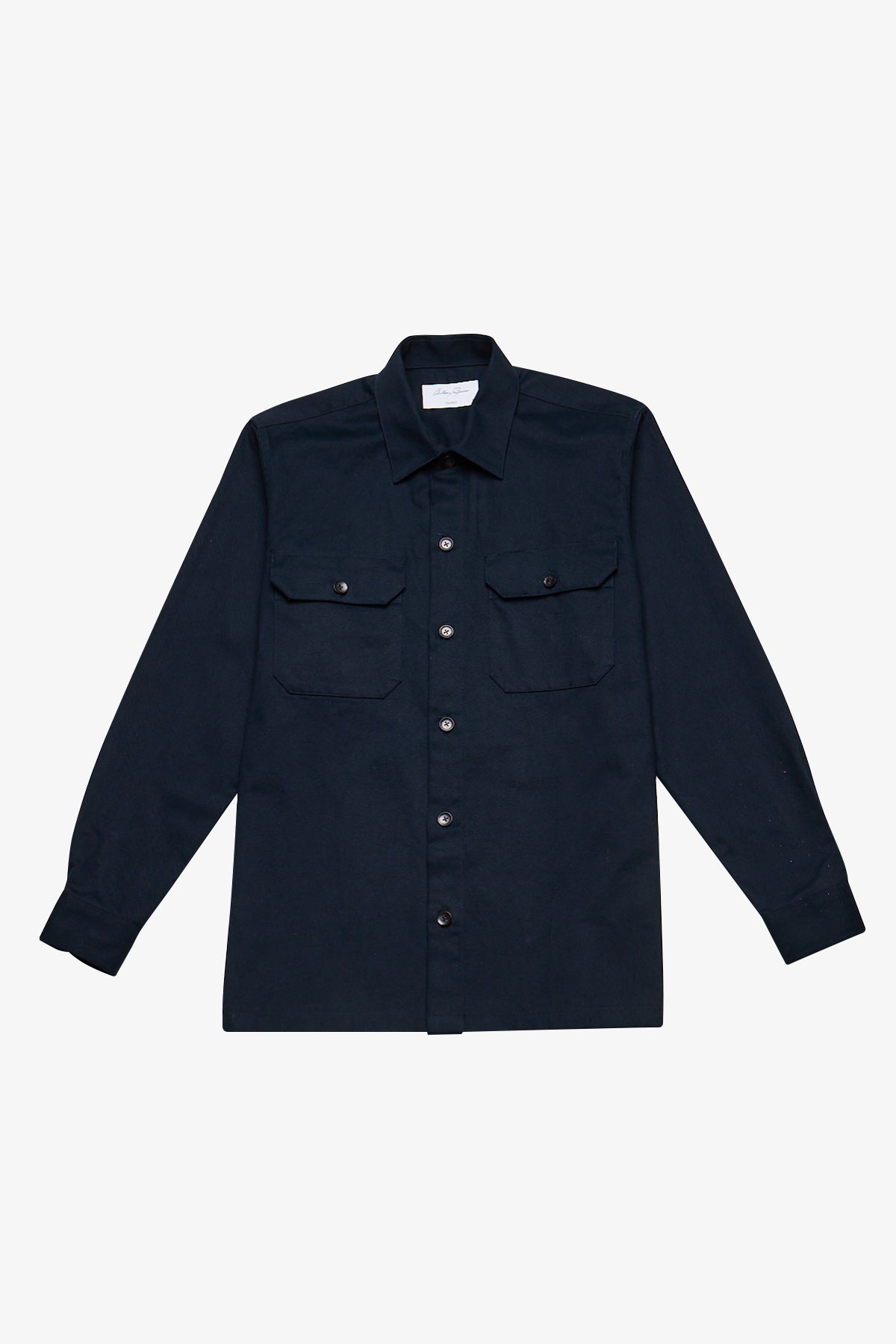 Wright navy overshirt