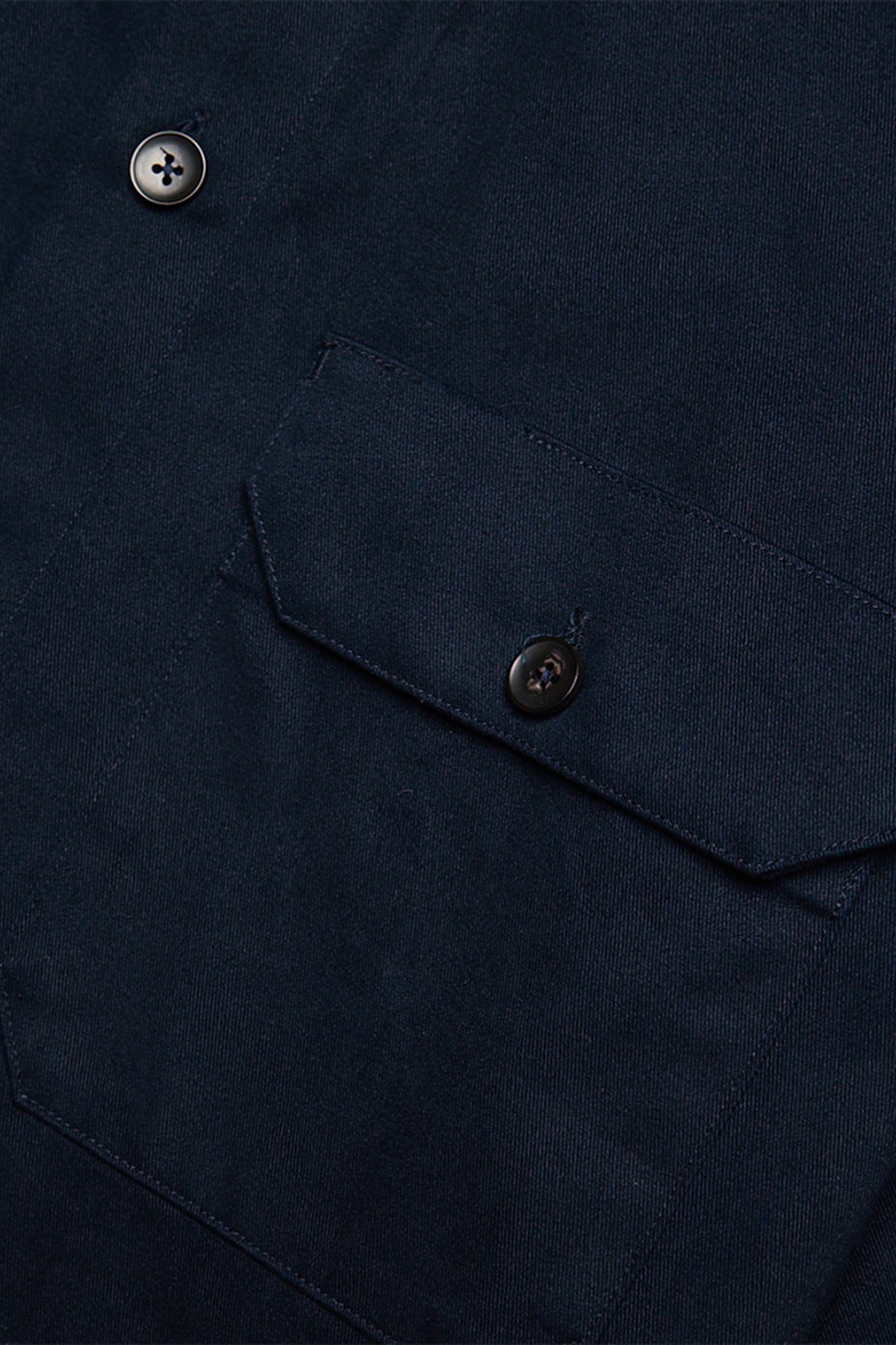 Wright navy overshirt