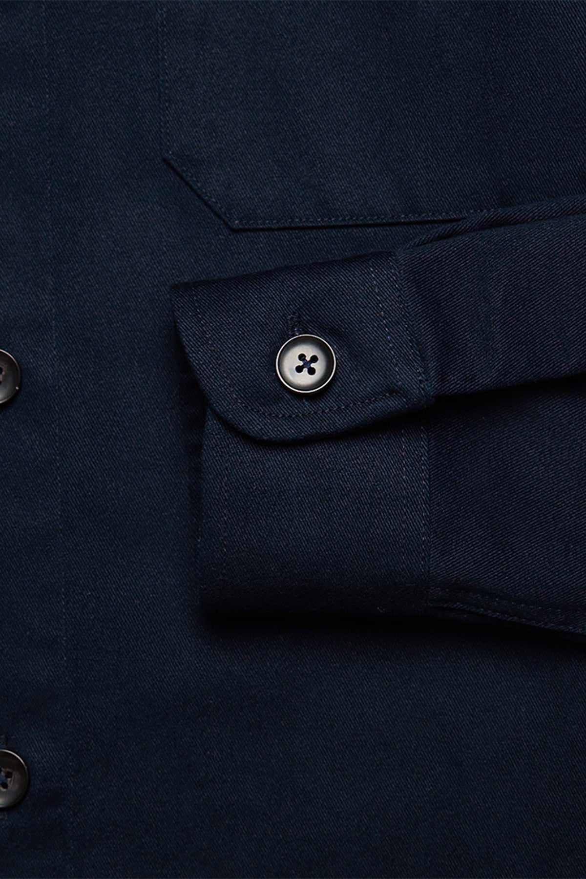 Wright navy overshirt