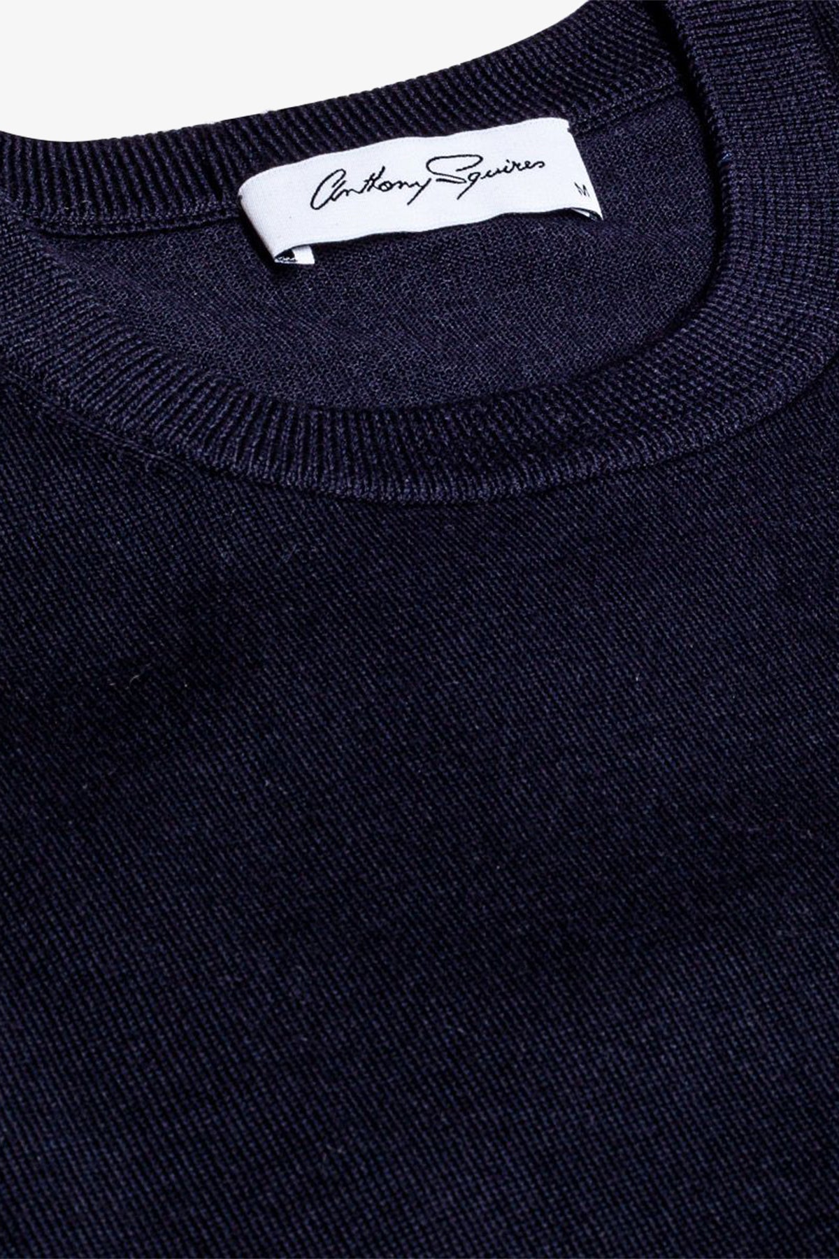 Amari - Navy Knitted T-shirt